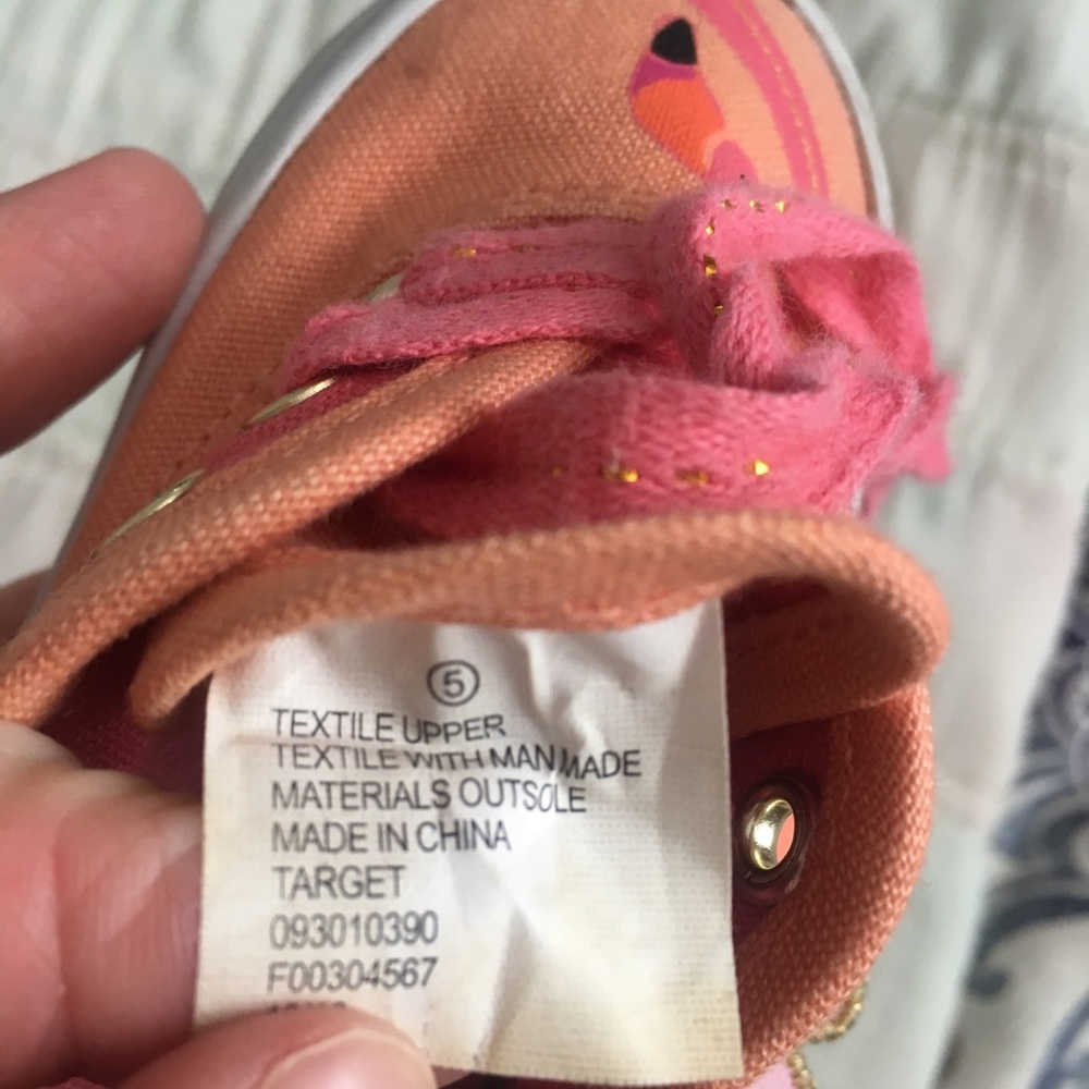 Rare Girls Flamingo Canvass Shoes